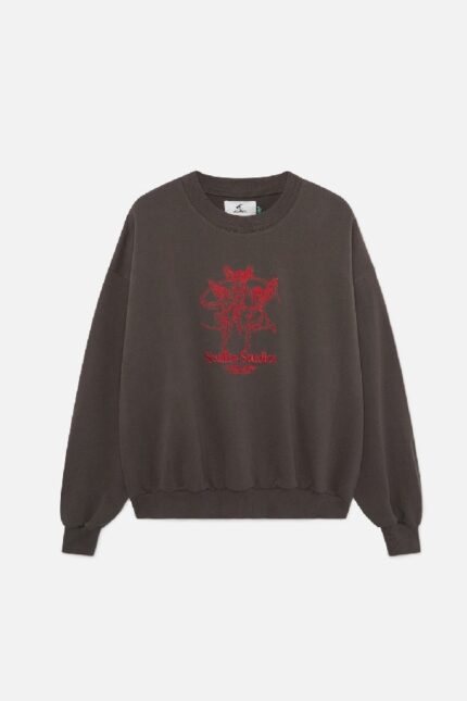 Scuffers Los Angeles Crewneck Dark Grey | AH1-12847