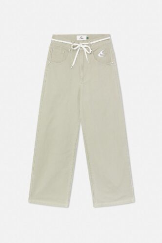 Scuffers Oversized Green Jeans Pants Front | BM2-75219