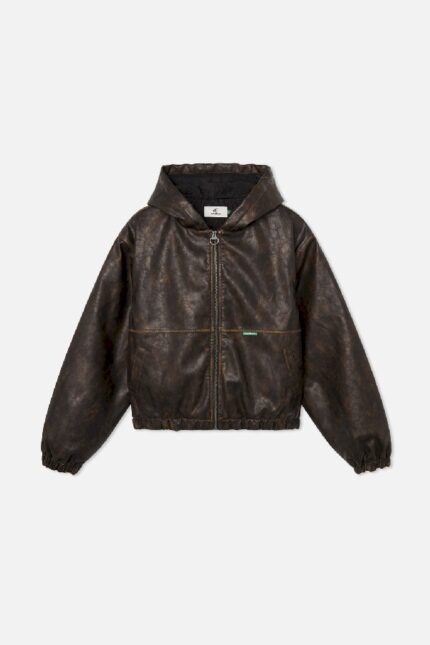 Scuffers Work Jacket Brown Front | QG5-71584