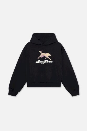 Scuffers Cheetah Hoodie Black | WZ4-34519