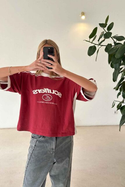 Effortless Burgundy T-Shirt Men’s Burgundy