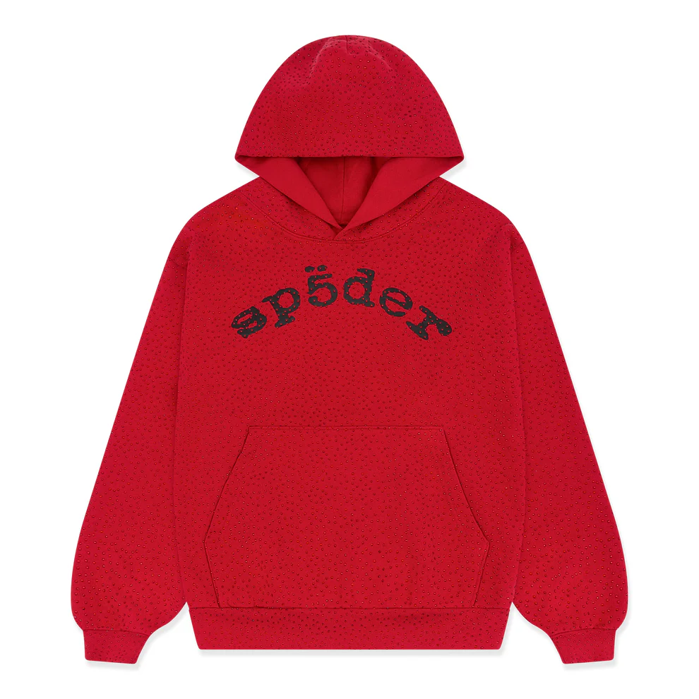 SP5DER-VVS-HOODIE-RED-1.webp SP5DER VVS HOODIE RED - Image 1