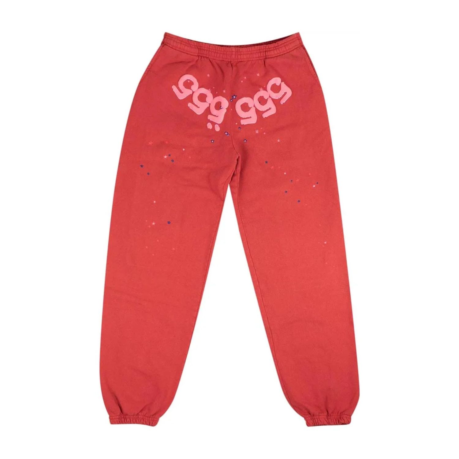 xr:d:DAFpwIp29vg:18,j:5074828645308961572,t:23072619 Sp5der Worldwide Red Angel Number 555 Sweatpants Red - Image 1