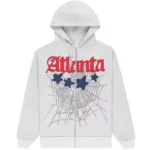 Sp5der Atlanta Full Zip Hoodie Heather Grey