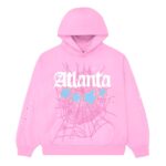 Sp5der Atlanta Hoodie Pink