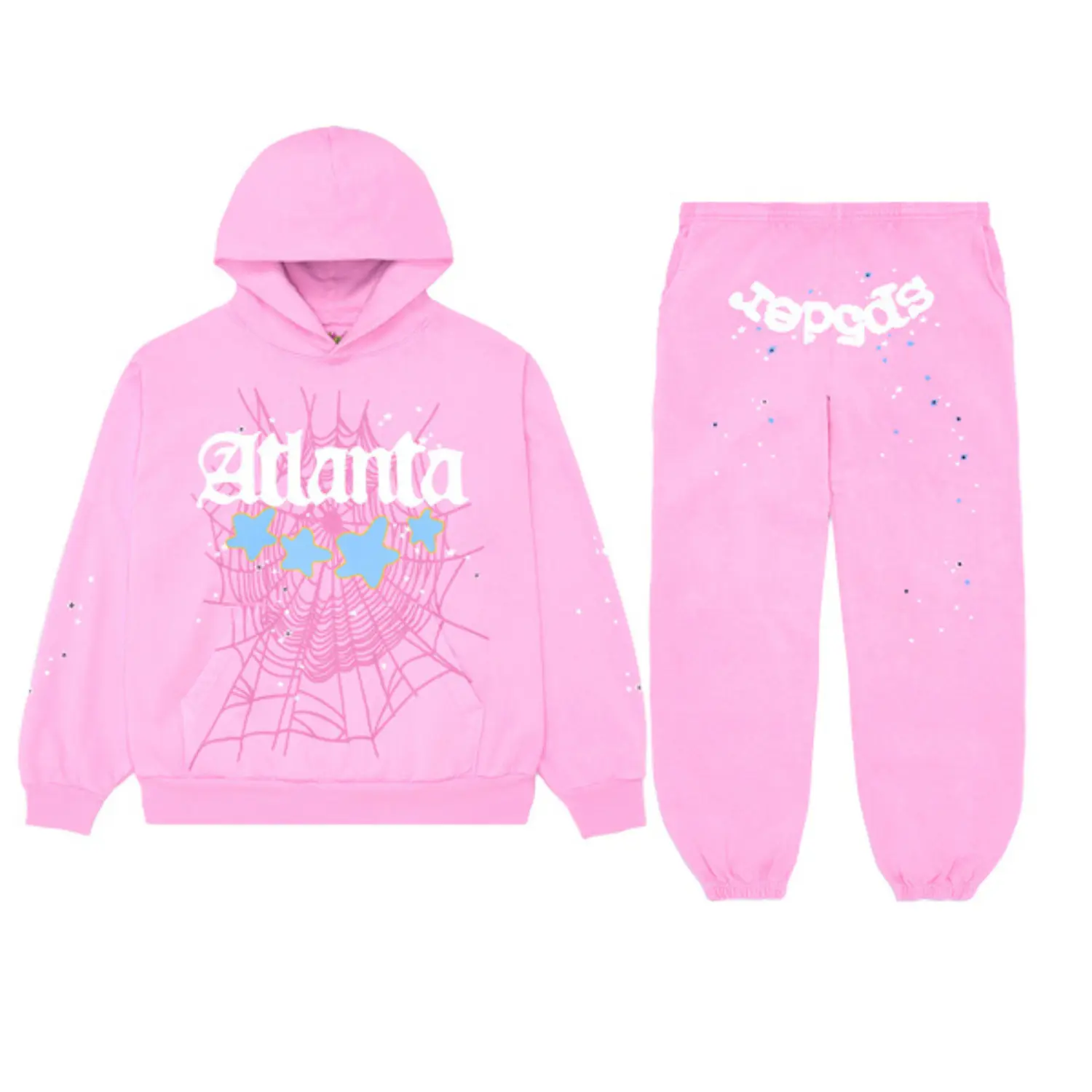 Sp5der-Atlanta-Tracksuit-Pink-1.webp Sp5der Atlanta Tracksuit Pink - Image 1