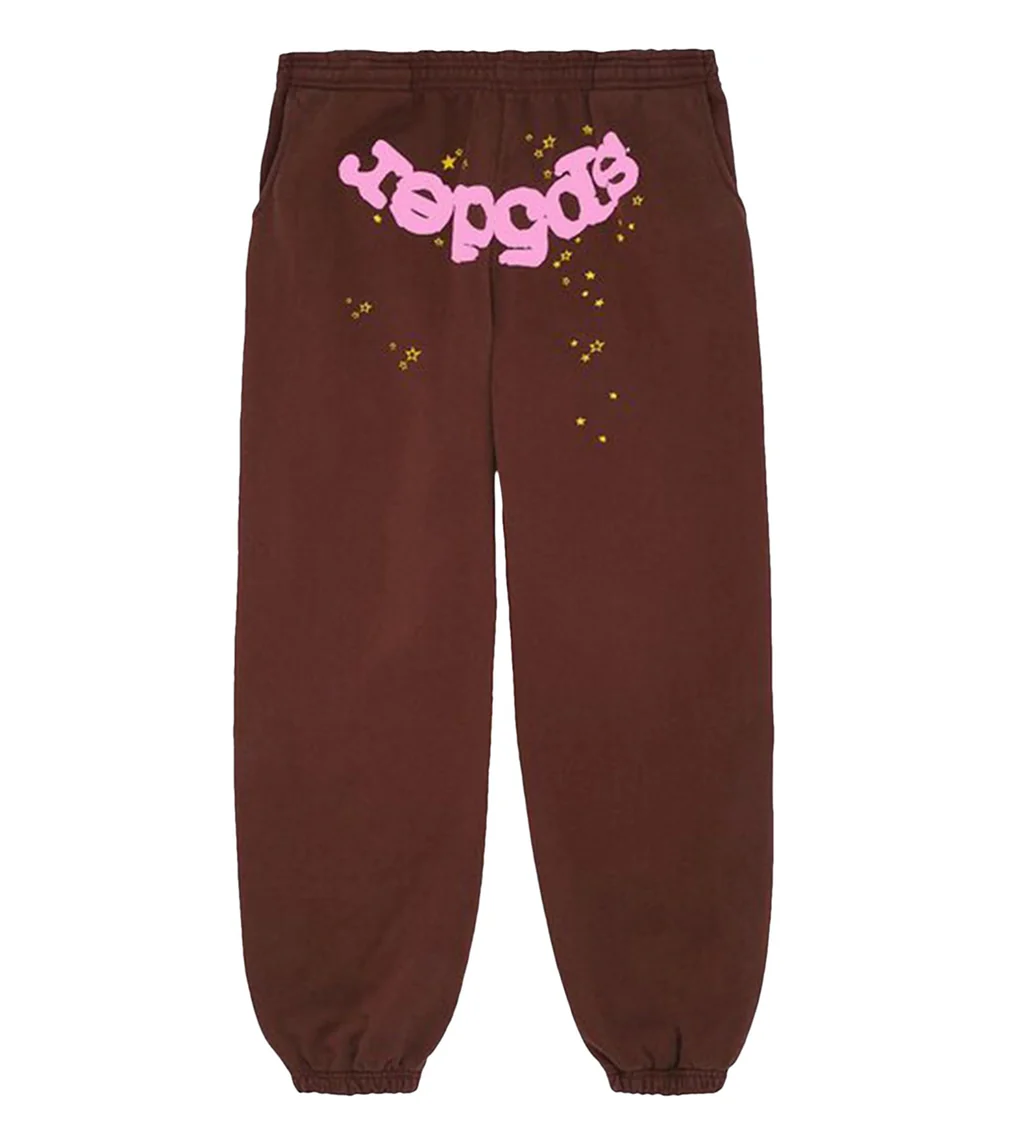 Sp5der-Classic-Sweatpant-Brown-1.webp Sp5der Classic Sweatpant Brown V2 - Image 1