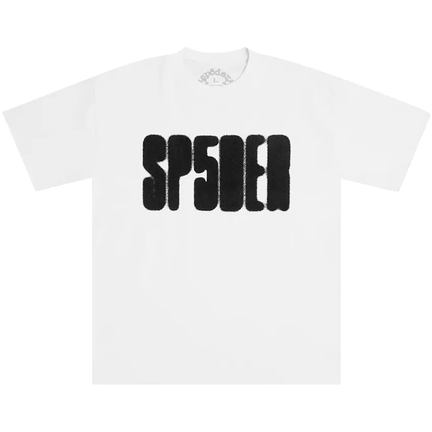 Sp5der-Focused-Logo-Tee-White-1.webp Sp5der Focused Logo Tee White - Image 1