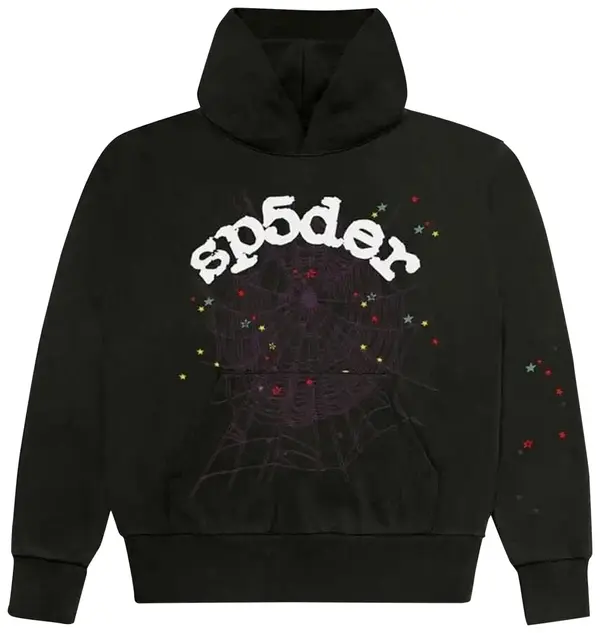 Sp5der-Logo-Hoodie-Sweatshirt-Black.webp Sp5der Logo Hoodie Sweatshirt Black - Image 1