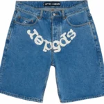 Sp5der OG Logo Denim Short