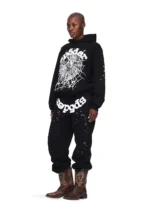 Sp5der OG Web Hoodie Black - Image 6