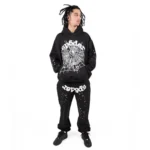 Sp5der OG Web Hoodie Black - Image 9