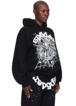 Sp5der OG Web Hoodie Black - Image 7