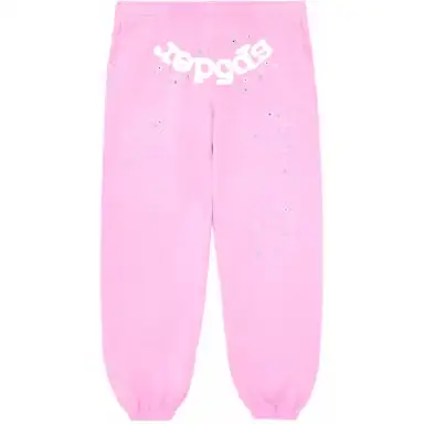 Sp5der-OG-Web-Sweatpants-Pink-1.webp Sp5der OG Web Sweatpants Pink - Image 1