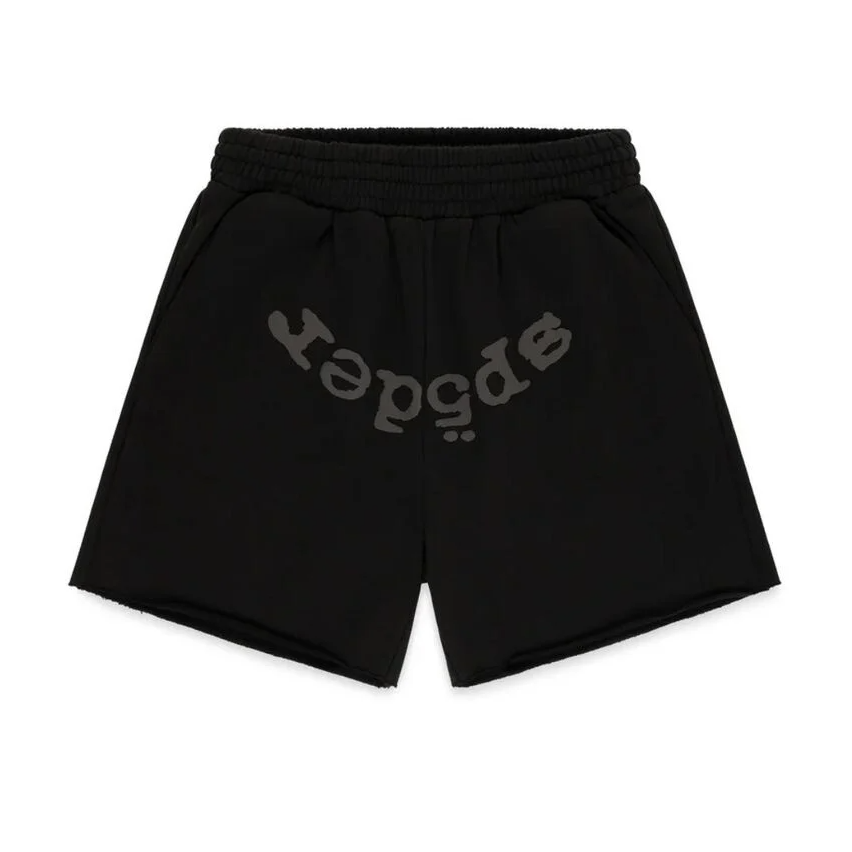 Sp5der-OG-Web-V2-Phantom-Sweatshort-Black.png Sp5der OG Web V2 Phantom Sweatshort Black - Image 1