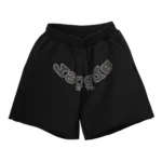 Sp5der OG Web V2 Rhinestone Sweatshorts