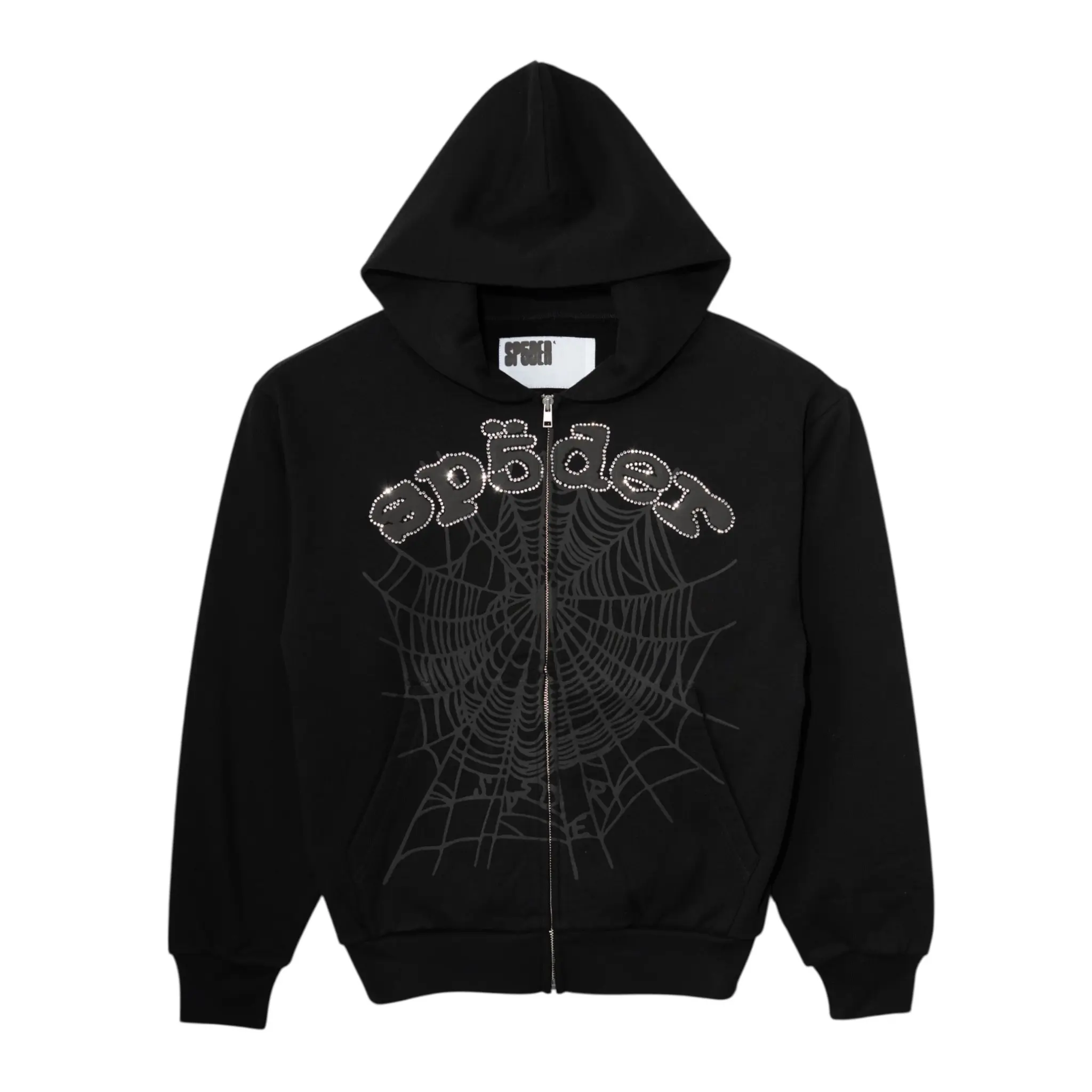Sp5der-OG-Web-V2-Rhinestone-Zip-Up-Hoodie-1.webp Sp5der OG Web V2 Rhinestone Zip-Up Hoodie - Image 1