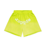 Sp5der OG Web V2 Sweatshort Acid Green