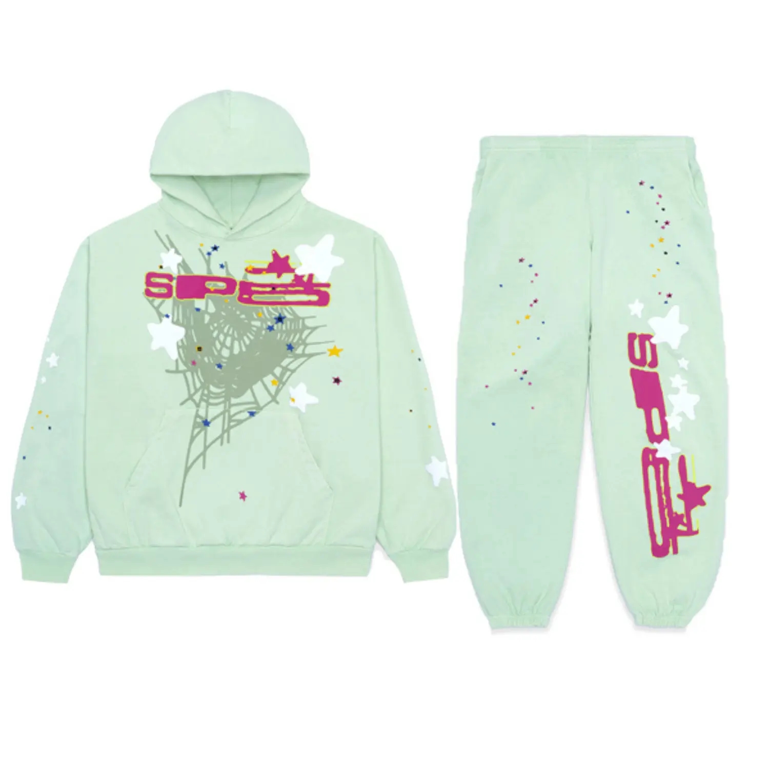 Sp5der-SP5-Mint-Tracksuit-1.webp Sp5der SP5 Tracksuit Mint - Image 1