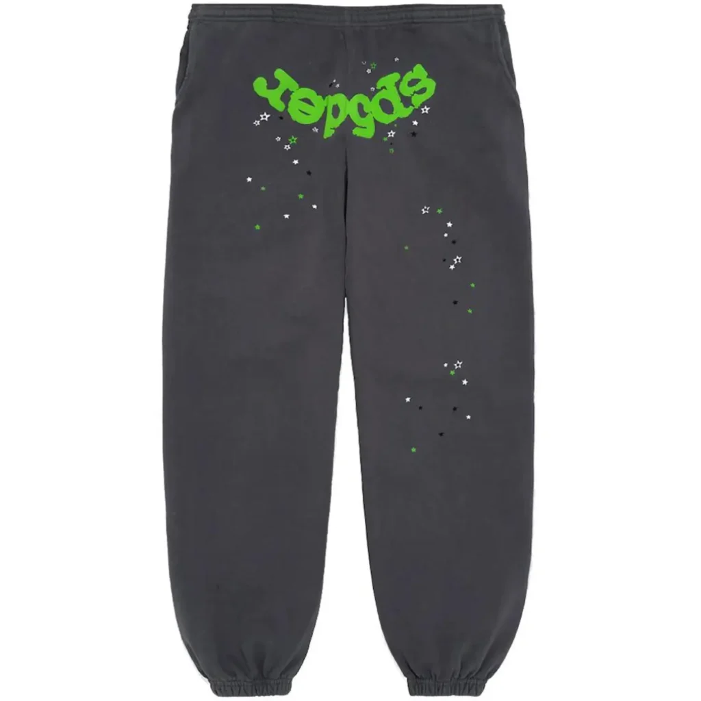 Sp5der Wait Web Sweatpants Slate Grey