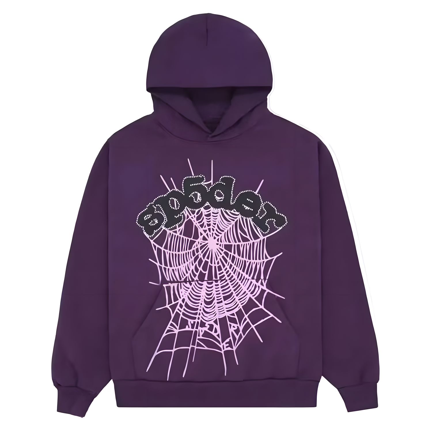 Sp5der-Web-Hoodie-Purple.jpg Sp5der Web Hoodie Purple - Image 1
