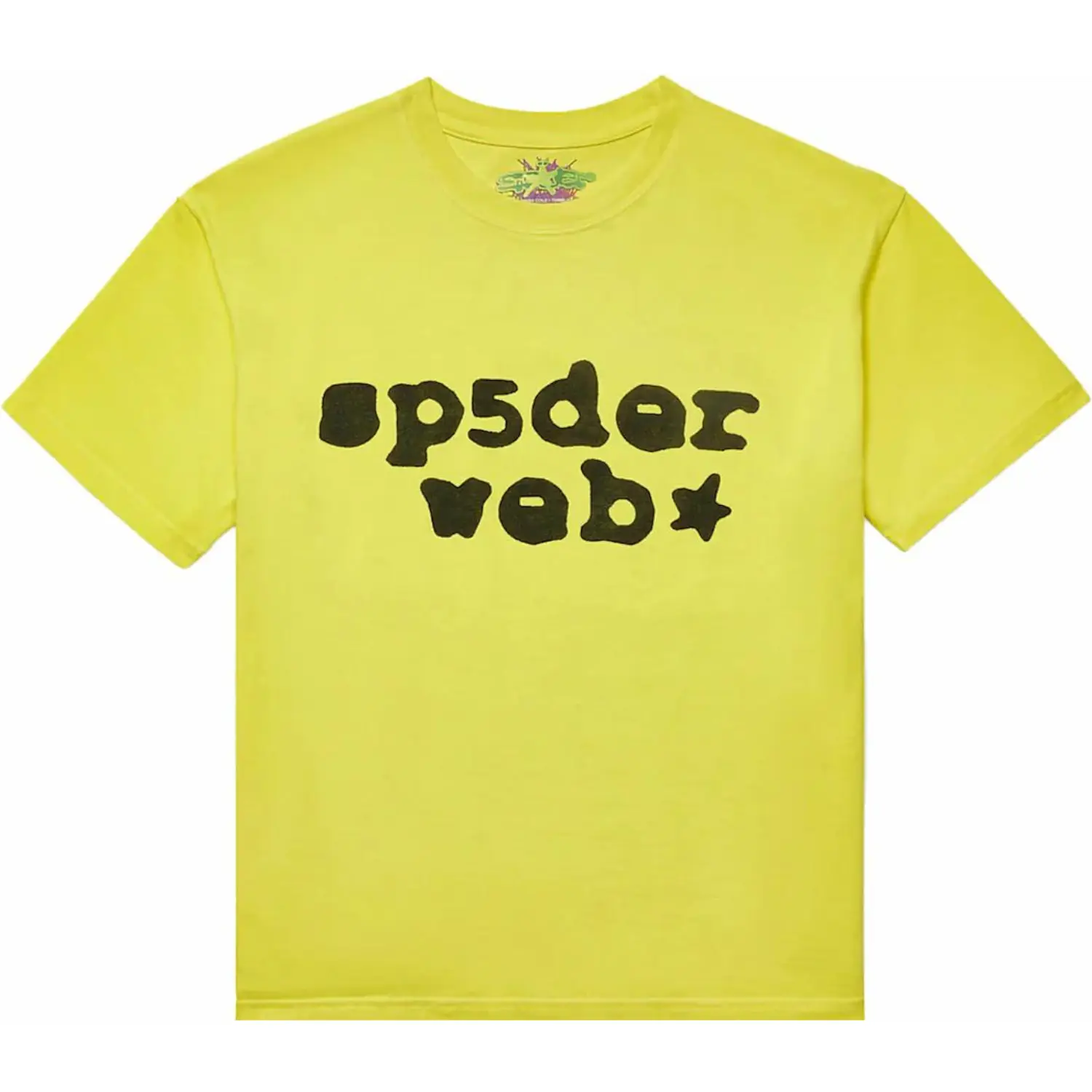 Sp5der-Web-Tee-YellowBlack.webp Sp5der Web Tee Yellow/Black - Image 1