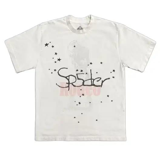 Travis-Scott-Cactus-Jack-x-Sp5der-Days-Before-Rodeo-II-T-Shirt-White-2.webp Travis Scott Cactus Jack x Sp5der Days Before Rodeo II T-Shirt White - Image 1