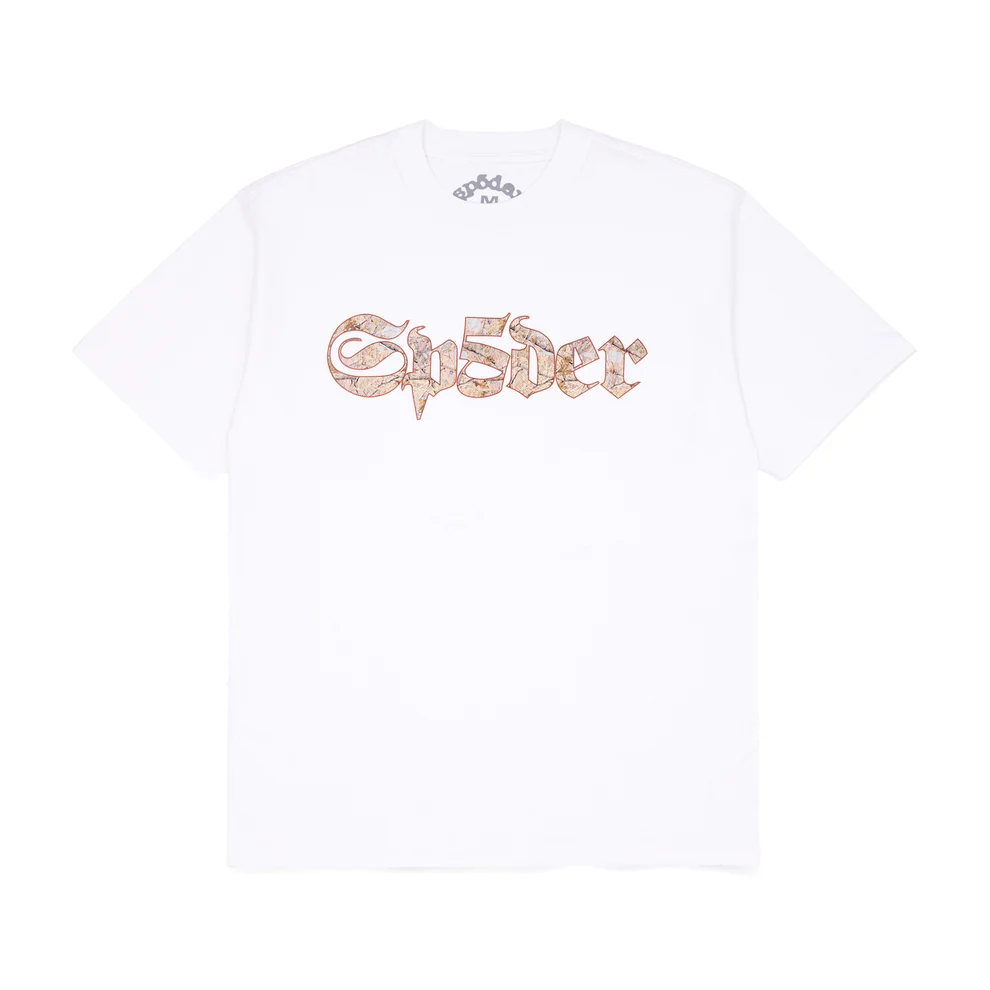 WHITE-JUAN-V2-TEE-1.webp Sp5der Juan V2 Tee White - Image 1